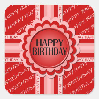 Happy Birthday Stickers