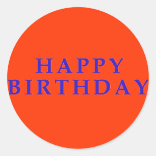 Happy Birthday stickers