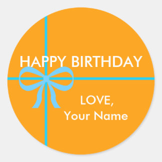 HAPPY BIRTHDAY STICKERS - Customised