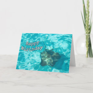 Happy Birthday Sting Ray Card