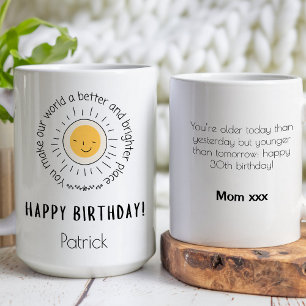 Happy Birthday Sun Celebration Coffee Mug