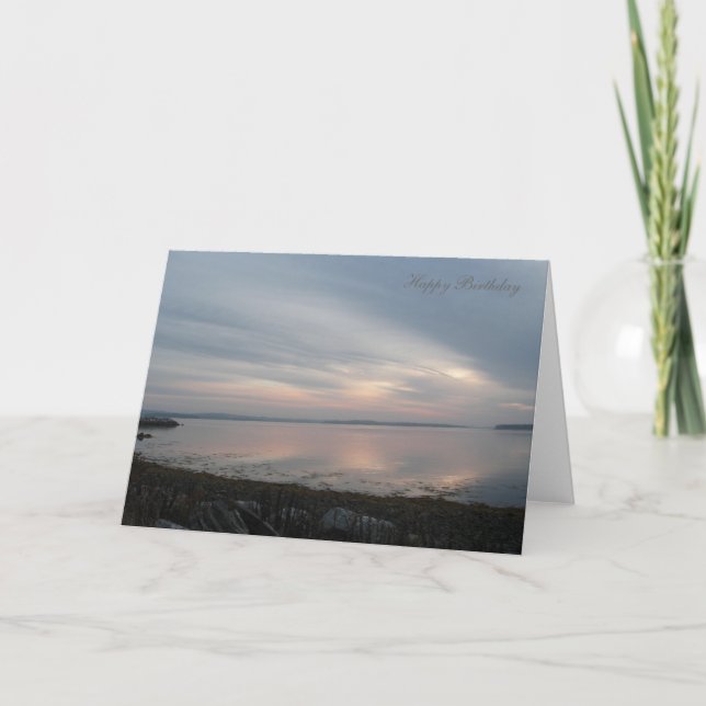 Happy Birthday Sunrise Card (Front)