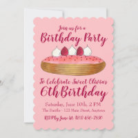 Happy Birthday Sweet Summer Raspberries Berries In