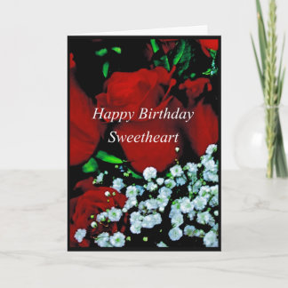 Happy Birthday Sweetheart Card