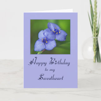 Happy Birthday Sweetheart Card