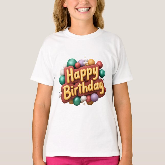 happy birthday T-Shirt (Front)