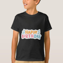 Happy birthday T-shirt 