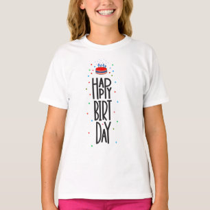 Happy birthday t shirt dress design
