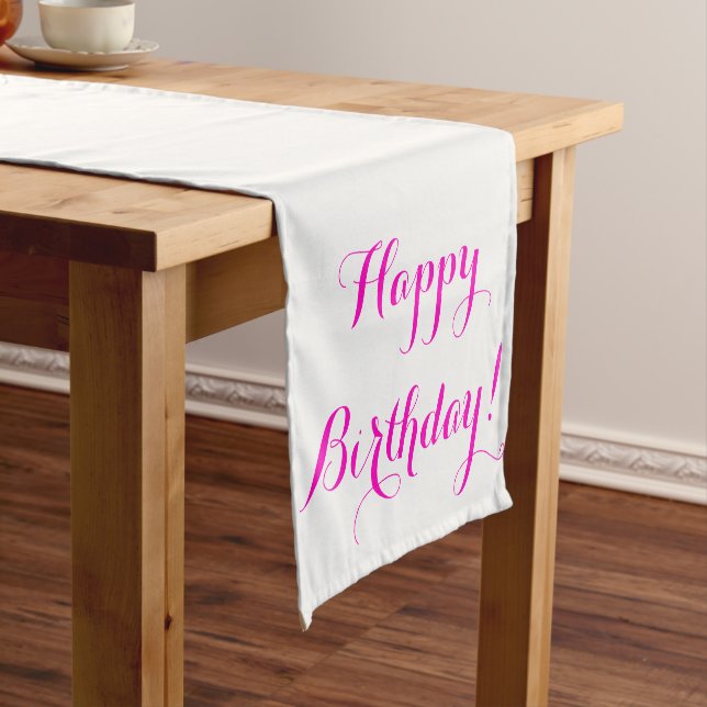 Happy Birthday Table Runner (In Situ)