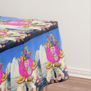 Happy Birthday Tablecloth Polar Bear