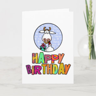 Happy Birthday - Taurus Card