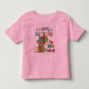 Happy Birthday Teddy Bear 1st T-shirts and Gifts