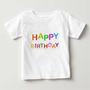 happy-birthday-text baby T-Shirt