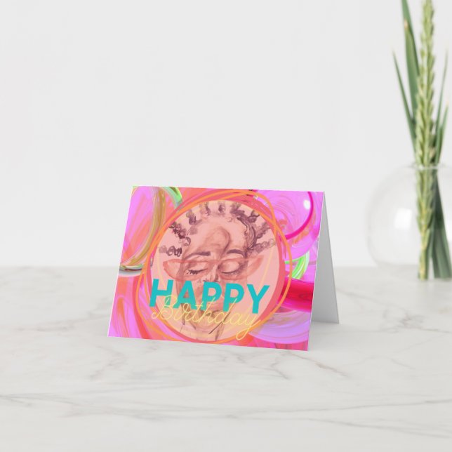 Happy Birthday Thank You Card (Front)
