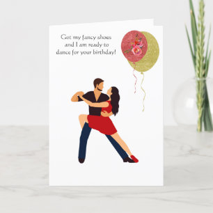 Happy Birthday! - the Dancing Shoes Card