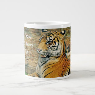 Happy Birthday Tiger Large Coffee Mug