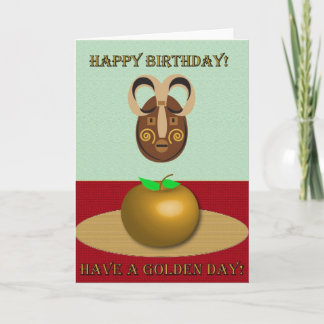 Happy Birthday — Tiki Card