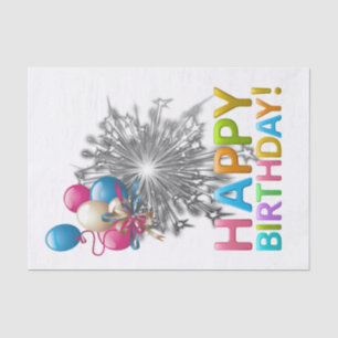 Happy Birthday Tissue Paper