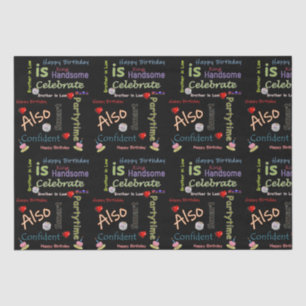 Happy Birthday Tissue Paper Brother in Law