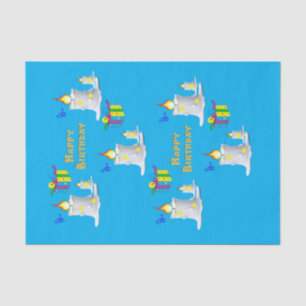 Happy Birthday Tissue Paper Candles