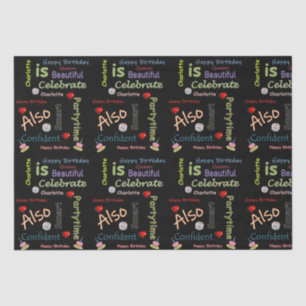 Happy Birthday Tissue Paper Charlotte