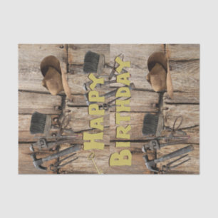 Happy Birthday Tissue Paper Construction Tools