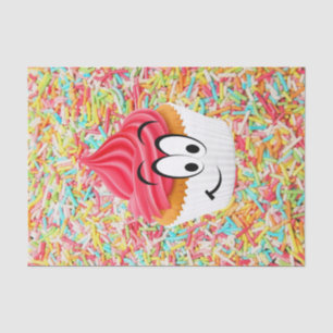 Happy Birthday Tissue Paper Cupcake