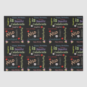 Happy Birthday Tissue Paper Daughter