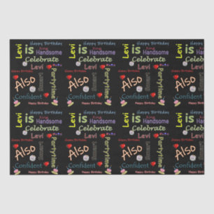 Happy Birthday Tissue Paper Levi