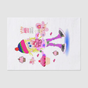 Happy Birthday Tissue Paper Wacky Girl