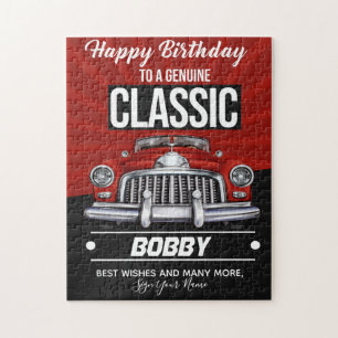 Happy Birthday to a Classic Guy Jigsaw Puzzle