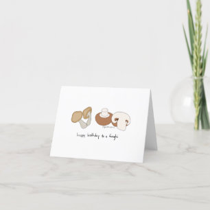 Happy Birthday to a Funghi Thank You Card