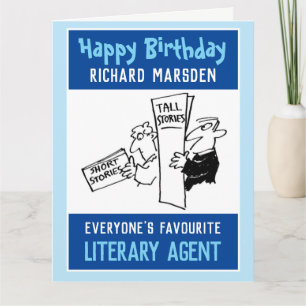 Happy Birthday to a Literary Agent Card