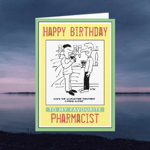 Happy Birthday to a Pharmacist Card