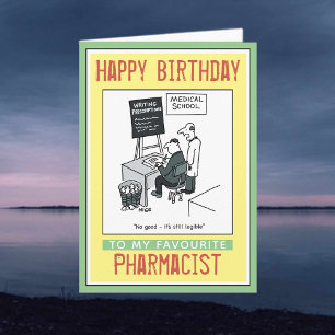 Happy Birthday to a Pharmacist Card
