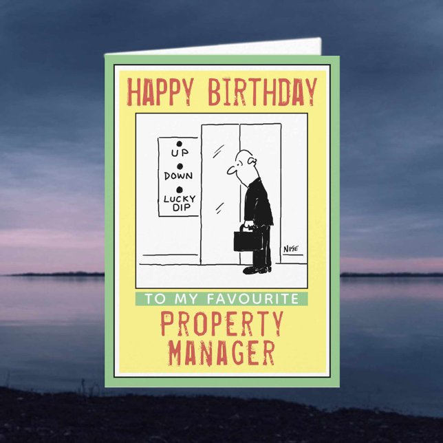 Happy Birthday to a Property Manager. Card (Creator Uploaded)