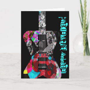 Happy Birthday to a Real Rocker Greeting Card! Card