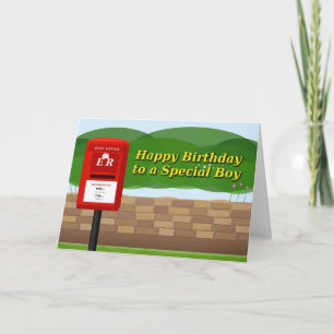 Happy birthday to a special boy card