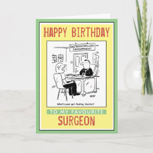 Happy Birthday to a Surgeon Card