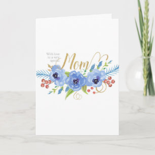 Happy Birthday to a very special Mum flowers Card