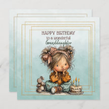 Happy Birthday To A Wonderful Granddaughter