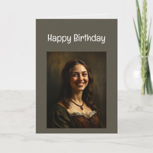 Happy Birthday to a Wonderful Woman Funny Card