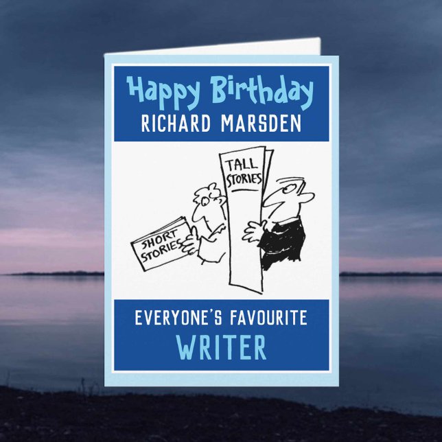 Happy Birthday to a Writer Card (Creator Uploaded)