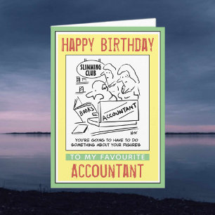 Happy Birthday to an Accountant Card