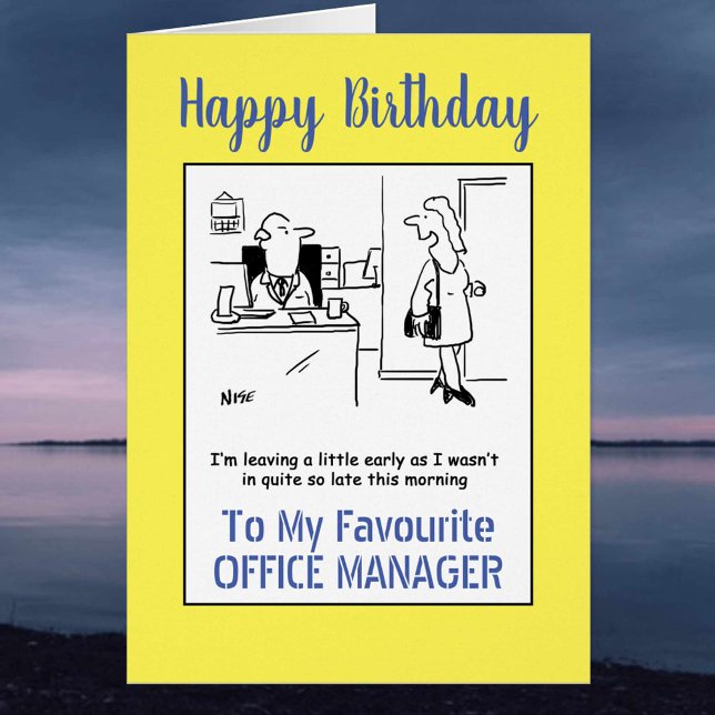 Happy Birthday to An Office Manager (Creator Uploaded)