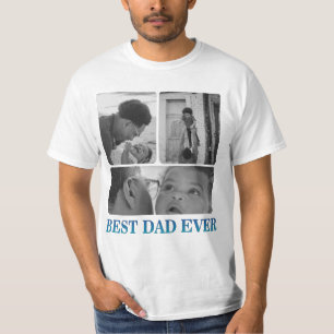 Happy Birthday to Dad, Photo Collage gift, T-Shirt