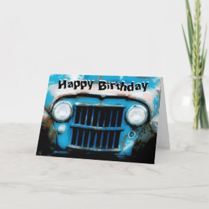 Happy Birthday to Elderly Man Card