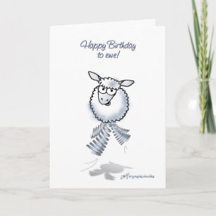 Happy birthday to ewe! card