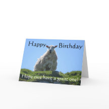 Happy Birthday to Ewe