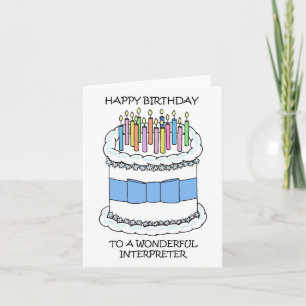 Happy Birthday to Interpreter Card